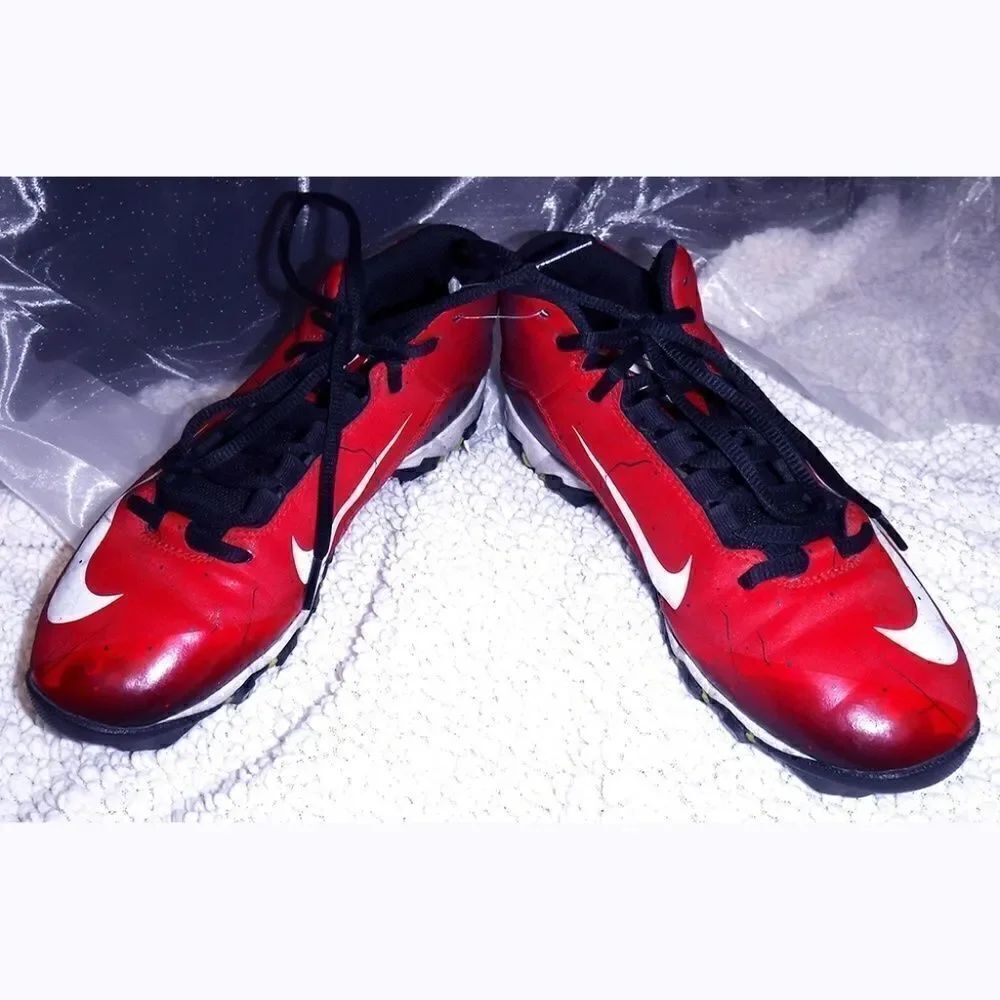 Nike red/black Alpha football shoes - Picture 4 of 6